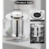 Pack of 2 Stainless Steel Pop Up Drain Strainer, Sink