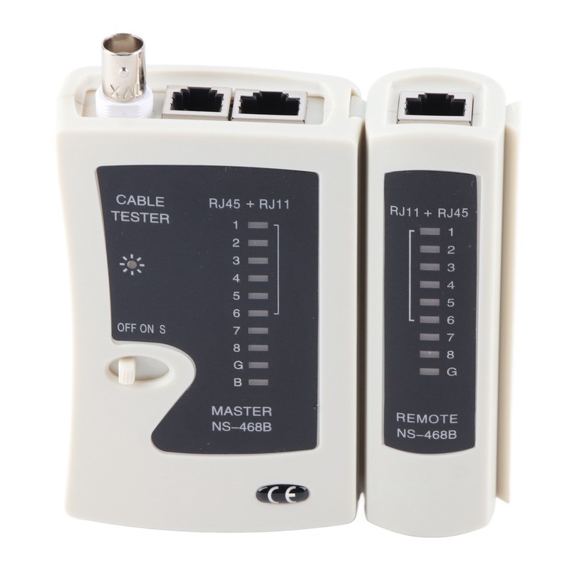 NS‑468B BNC Network Cable Tester Universal Rj45 Rj11 Wire Testers