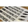 Aftermarket Featherlite Aluminum Trailer Decals (Set 2) Black 24” Replacement