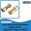 Brass Blind Cord Pull Handel 38 mm (1.1/2 inch), Heavy
