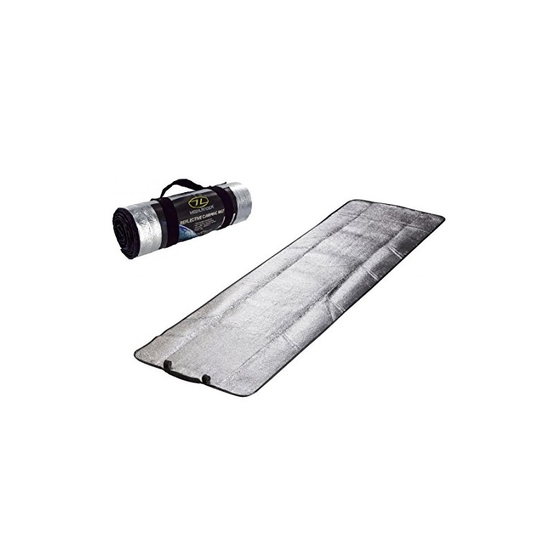 HIGHLANDER ALUMINIUM FOIL CAMPING SLEEPING MAT ROLL PAD