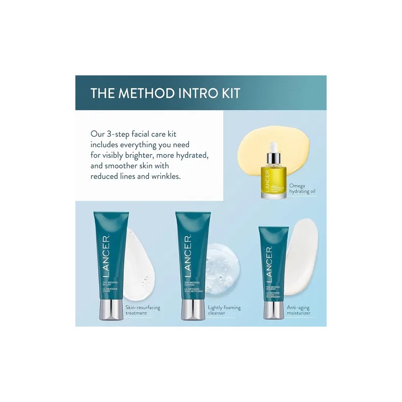 Lancer Skincare The Method - Kit De Introducción, Exfoliante