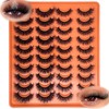 SISIYDY False Eye Lashes Strips Wispy Faux Mink 3D Cat