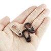 TEMLUM Carabiner, Small, Mini Shape, Set of 10, Mini Carabiner,
