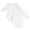 Chicco Unisex Cotton Long Sleeve Midleg Bottone Bodysuit, White, 0-3