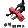 Greluma 1 x Robust Motorcycle Lock, Anti-Theft, Adjustable Bicycle Handlebar