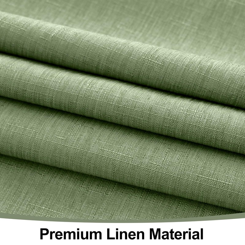 Smiry Square Table Cloth Linen Textured, Waterproof Spillproof Anti-Wrinkle Burlap