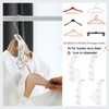 4 PCS Cascading Clothes Hooks,Clothes Hanger Connector Hooks Hanger,Plastic Connector