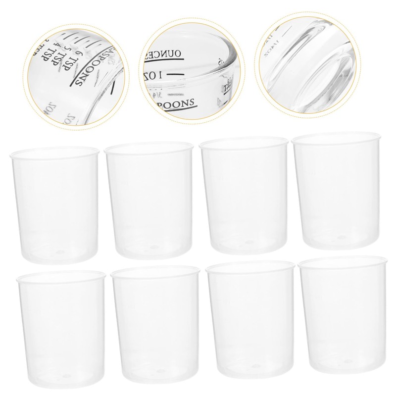 LABRIMP 50pcs Graduated Measuring Cups Scale Multipurpose Measuring Tools for