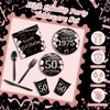 Ninehaoou 240 Pcs 50th Birthday Decorations Birthday Party Tableware Include