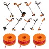DEWIN Replacement Grass Trimmer, Pack of 8 Trimmer Spool Replacement