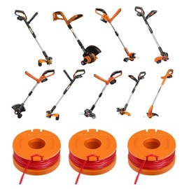 DEWIN Replacement Grass Trimmer, Pack of 8 Trimmer Spool Replacement Spool Line 10 ft Grass Trimmer Edger String Spool Line Replacement Fit for WA0010