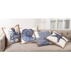 SARO LIFESTYLE 5432.NB20S Sea Fan Coral Print Down Filled Throw