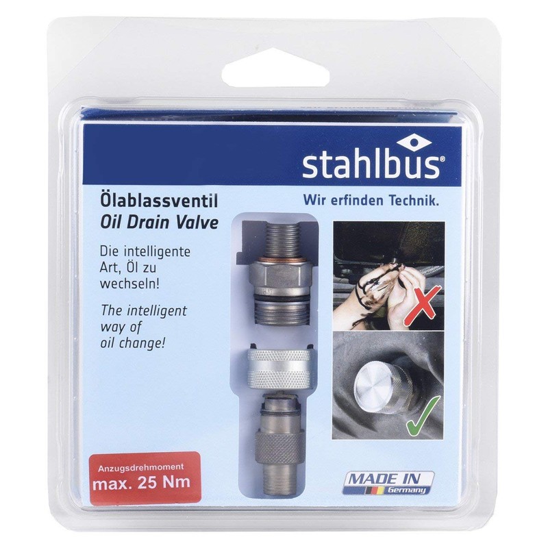 Stahlbus Oil Drain Valve Plug M14x1.5x12mm Steel M14 x 1.5