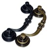 2 Pack Brass Vintage Cabinet Handle, 125mm Drawer Pull Handle
