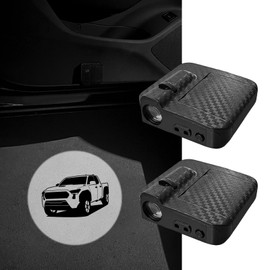 2 Pack LED Car Door Welcome Lights Projector Logo Light Ghost Shadow Lamp for Toyota Tacoma Accessories