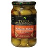 Tassos Evian Olives Stuffed with Natural Pimento, 12.84 Ounce