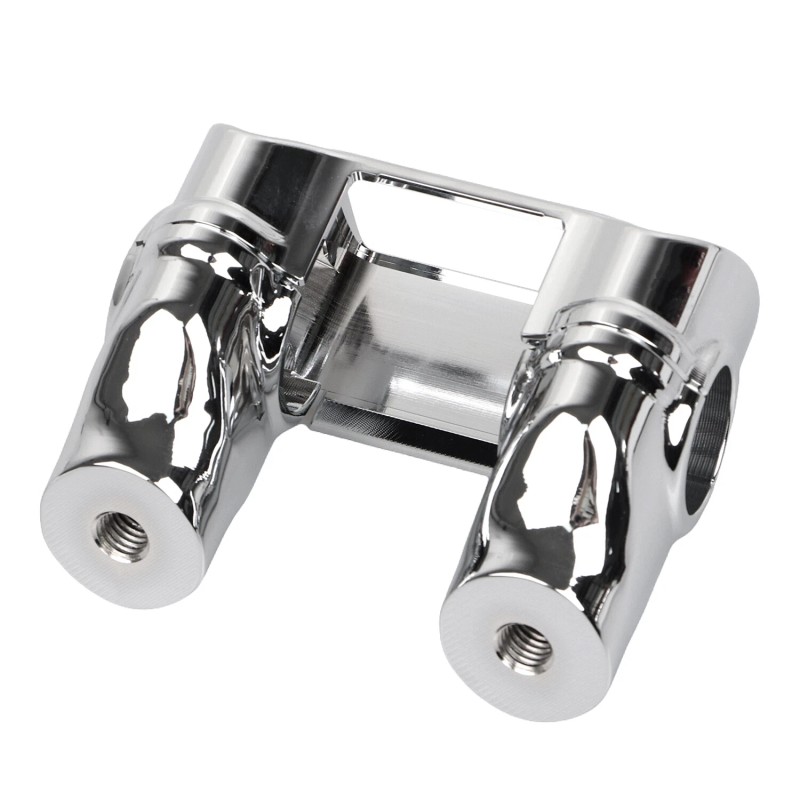 Unbranded 2" Handlebar Riser 1 1/4" Bar Clamp For Harley