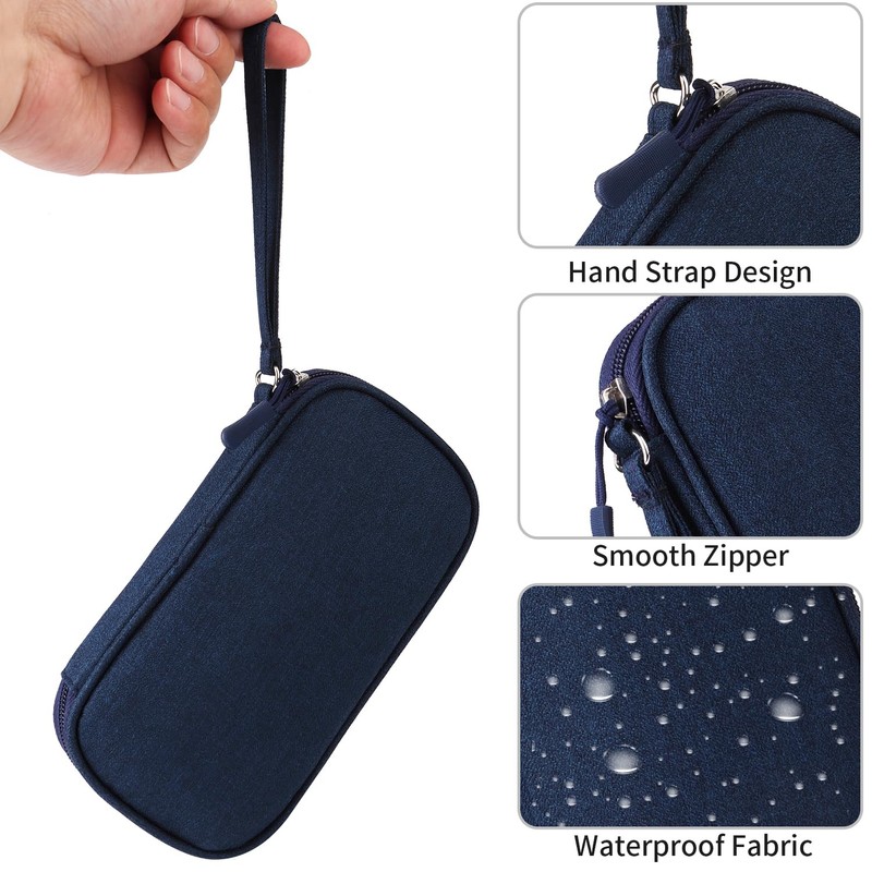 KINMINGZHU Travel Cable Organizer, Electronics Accessories Bag for Charger, Phone,