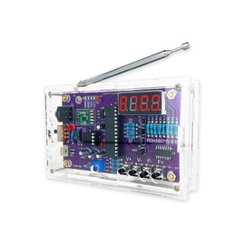 EI Electronic Portable Raaaadio DIY Soldering Kit 2 Power Modes Digital Raaaadio Kit with Headphone Jack Electronic Component Soldering Practice Kit for School Education and Student Practice