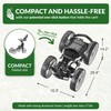 caddytek Caddycruiser One Version 8 - One-Click Folding 4 Wheel