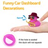 wonuu Car Dashboard Ducks, Saxophone Decor Rubber Duck Car Ornaments
