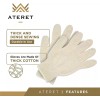 ATERET 12 Pairs Cotton Polyester Gloves, String Knit Work Gloves