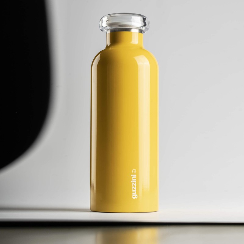Guzzini - On The Go Energy Thermos Flask, Stainless Steel