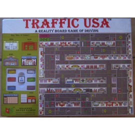Traffic USA a Reality Board Game of Driving
