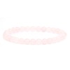 Genuine Gemstone Bracelet with Round 6 mm Beads – Various