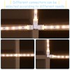 Mudder 40 Pcs 10 mm 2 Pin LED Strip Connectors
