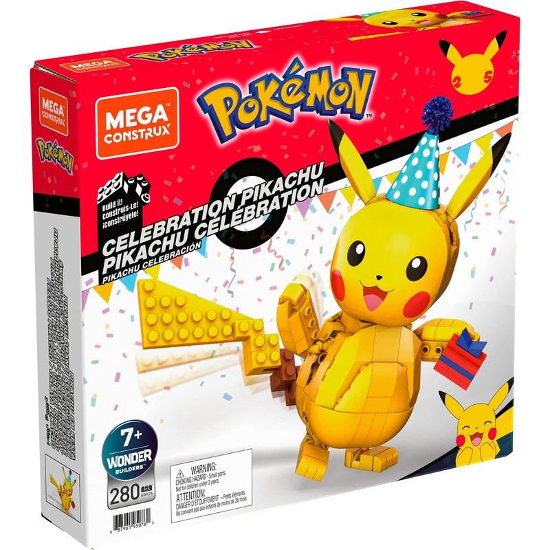 Mega Construx GWY76 - Pokémon 25th Anniversary 10 cm Pikachu