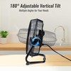 BEYOND BREEZE Floor Fan 9 Inch, 3-Speed Portable Metal Fan