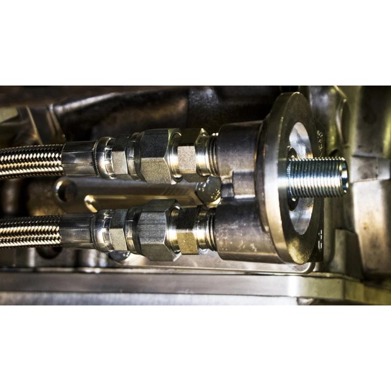 Sikky Manufacturing RKB-01 Oil Filter Mounting Bracket Relocation Bracket Alum