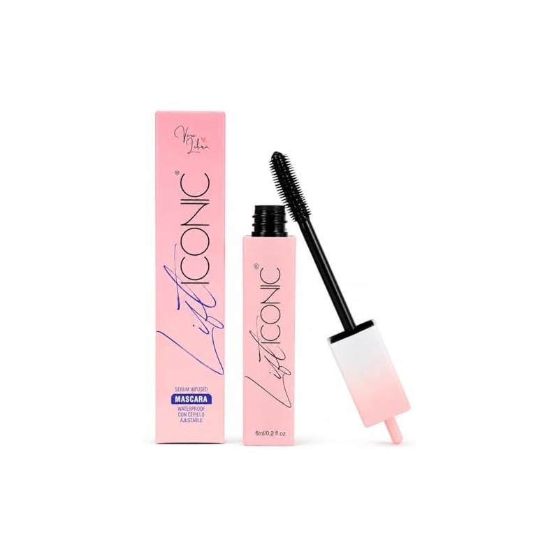 Lift Iconic Máscara Waterproof- Serum Infused- Con Cepillo Ajustable, Efecto