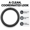 Suede Leather Steering Wheel Cover for Cars – Breathable Non-Slip