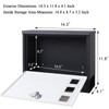 Locking Mailbox Wall Mounted Vertical– Jssmst mailboxes with Key Lock