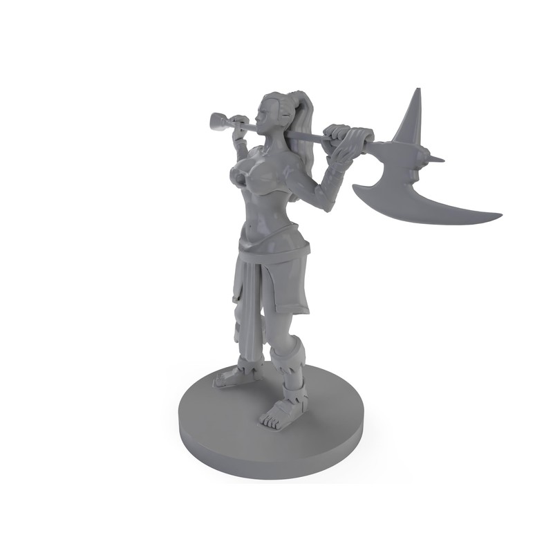 Goliath Female Barbarian 2 Tabletop DND Gaming Miniature
