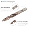 CoCud Metric Combination Drilling and Tapping Tool Set, M3 M4