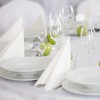Cocktail Napkins Disposable Beverage Bar Napkins Black Linen-Like Square Napkins