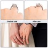 SNONESIY Pack of 18 Ring Reducers Invisible Ring Size Adjusters