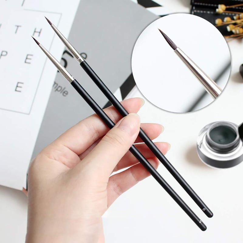 3 Pcs Fine Eyeliner Brush EyeLiner Applicator Makeup Brush Makeup