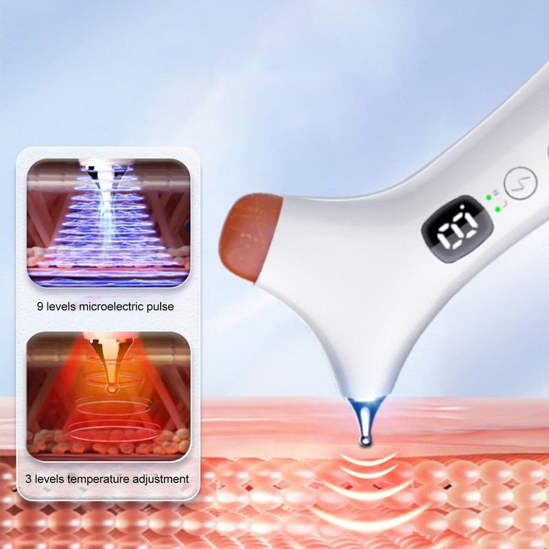 Electric Acupoint Massage Pen Heating Microfrequency Vibration Pluse Eye Relaxtion