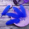 Ballinger Royal Blue Large Goose Feather Bulk for Crafts,120Pcs,6-8inch