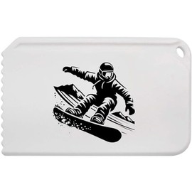Azeeda 'Snowboarder' Plastic Ice Scraper (IC00037325)