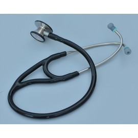 Virtuoso -Cardiac Quality Dual Diaphragm Steel Stethoscope by Kila Labs - 750 Black