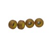 LEEFAI 75D Urethane Pro Fingerboard Wheels Clear Amber Bearing Wheel