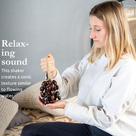 Sonic Energy Pala Nutshell Shaker - Approx. 28cm - Sound Effect Instrument for Therapy and Percussion - With Wrist Strap (SPRS)