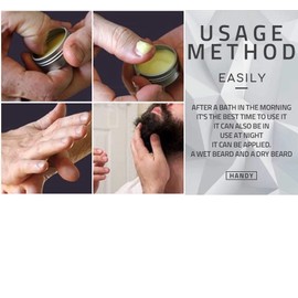 Natural Organic Beard Balm, The Best Beard Conditioner and Softer to Shape and Style of your Beard, For Dashing Gentlemen