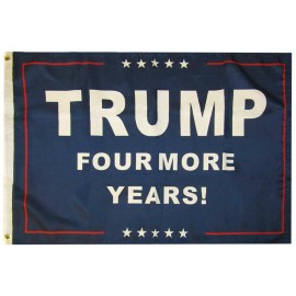 RFCO 3x5 Trump Four More Years! Blue Premium 100D Woven Poly Nylon Flag 3'x5' Banner